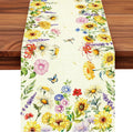Tulip Lavender Spring Table Runner, Summer Seasonal Holiday Anniversary Kitchen by Unknown