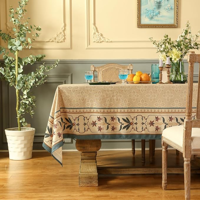 patdrea Designer Linen Extra Long Tablecloth - Image 3