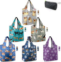 BeeGreen Dog Lover Gifts for Women Animals Reusable Grocery Bags Shopping Bags by BeeGreen