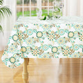 misaya Rectangle Waterproof Vinyl Table Cloth, Wipeable Tablecloth by misaya