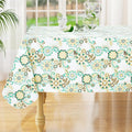 misaya Rectangle Waterproof Vinyl Table Cloth, Wipeable Tablecloth by misaya