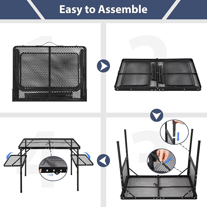 REDCAMP 36x24 Folding Grill Table - Image 7