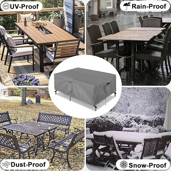OutdoorLines Outdoor Waterproof Patio Table Furniture Set Covers - Image 7