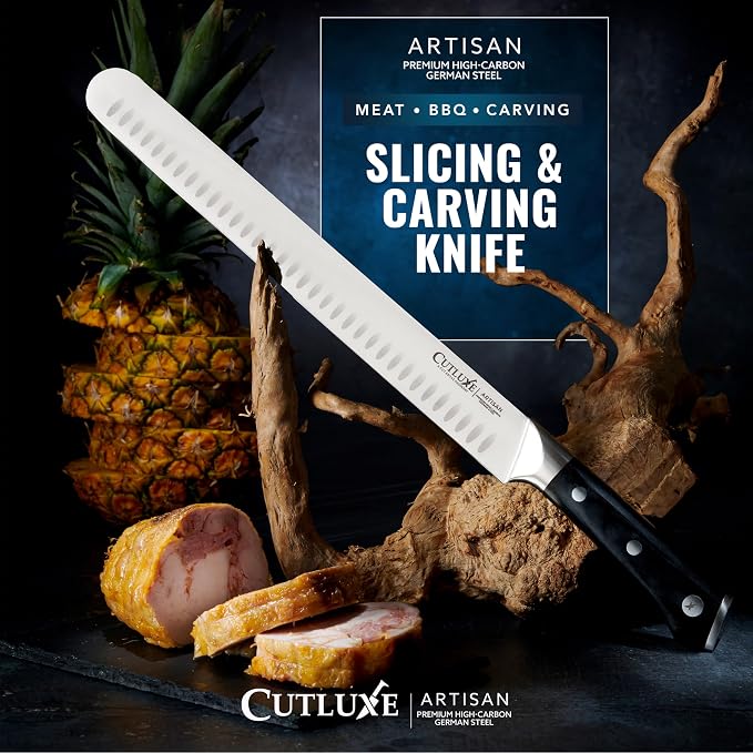 Cutluxe Brisket Knife – 12" Carving & Slicing Knife - Image 8