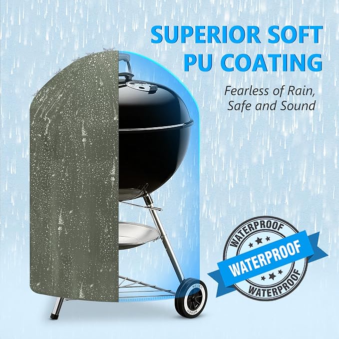 22 Inch Kettle Grill Cover - Image 7