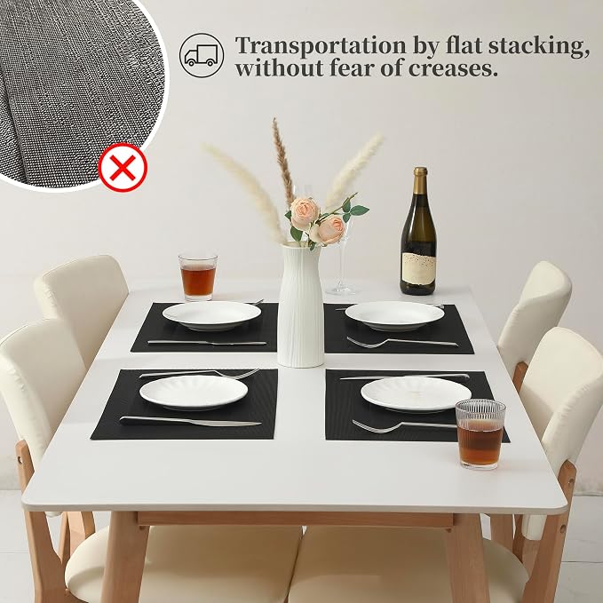 Leetaltree Black Frame Placemats Set of 6 - Image 6