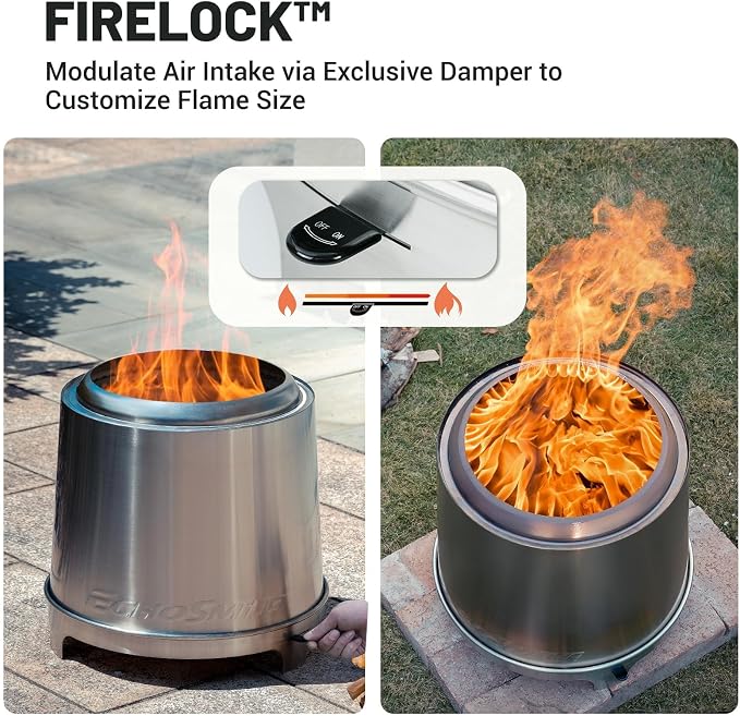 EchoSmile 18" Smokeless Firepit - Image 5