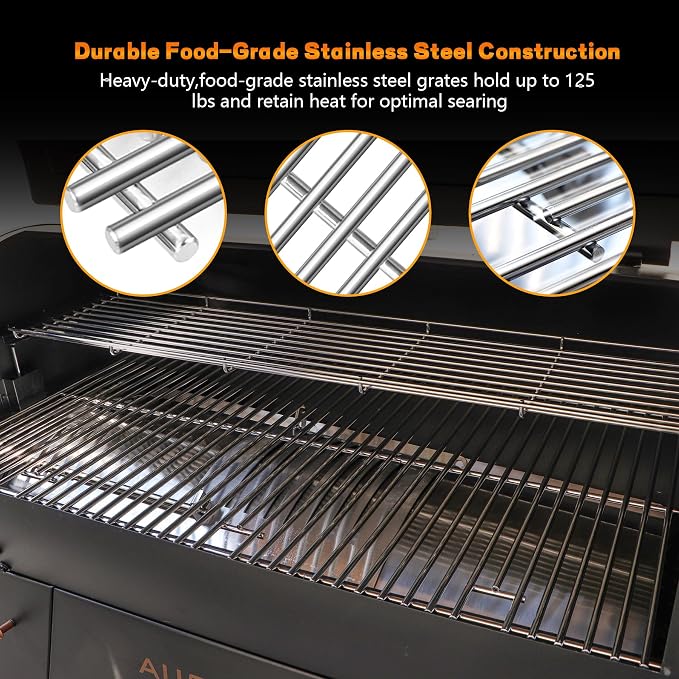 Stainless Steel Cooking Grates for PitBoss 1000 Series Austin XL Rancher XL - Image 4