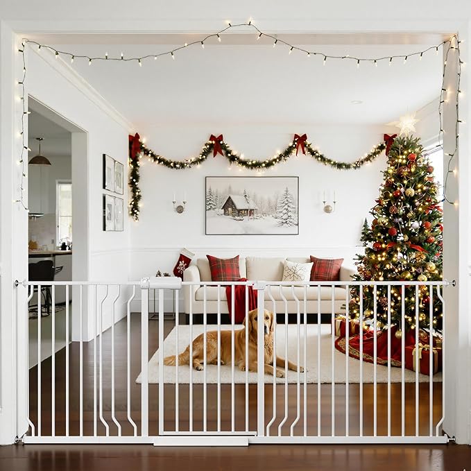 TSAYAWA Baby Gate Extra Wide Fits 71.5-85.8 inch Wide Opening by TSAYAWA