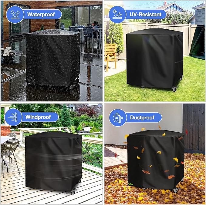 Grill Cover for Blackstone Model 8003 E-Series 22" Electric Tabletop Griddle - Image 6