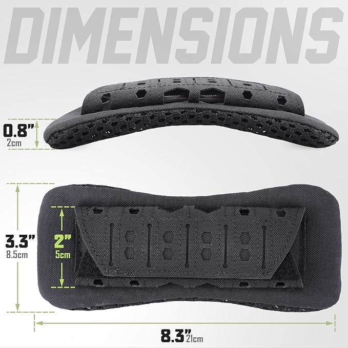 WYNEX Shoulder Strap Pad for Vest Carrier, 2 Pack Tactical Plate Shoulder Pads - Image 4