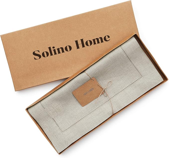 Solino Home Linen Natural Table Runner 48 Inches - Image 5
