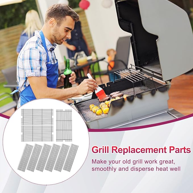 54911 Cooking Grid Grates with 94091 Heat Plate Replacement - Image 6