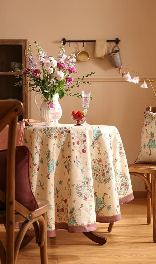 patdrea Designer Beige Tablecloth - Image 8