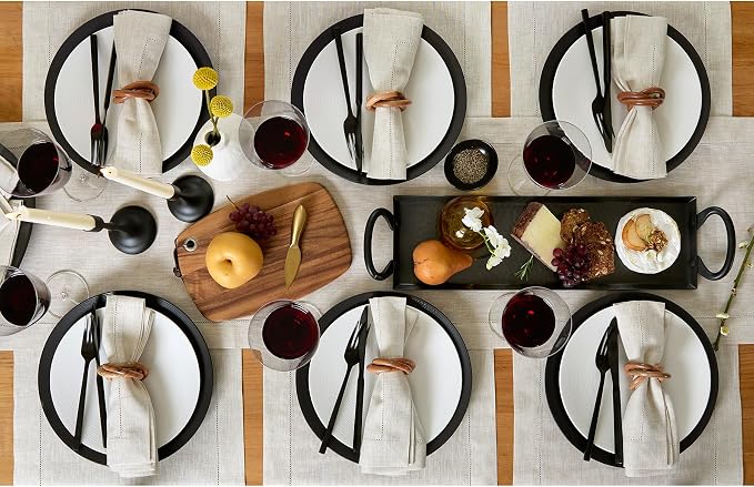 Solino Home Linen Table Runner 108 Inches Long - Image 9