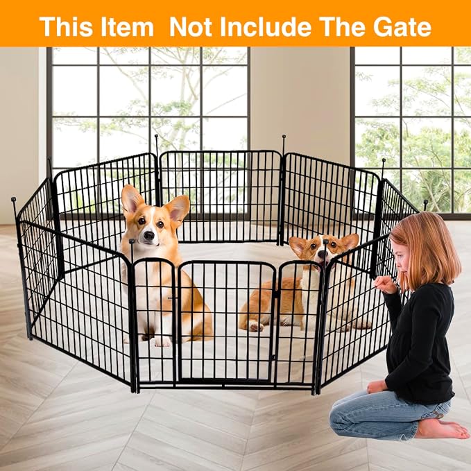 Doorless Dog Digging Fence Barrier, 48in 12 Panels Total 26.6 Ft, Dog Fence - Image 7