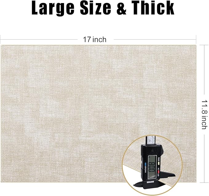 Homaxy Faux Leather Heat Resistant Placemats - Image 5