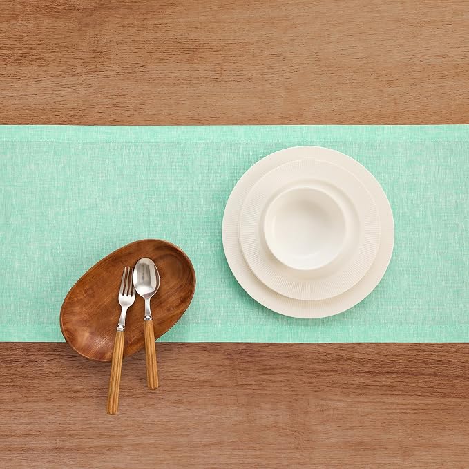 Solino Home Linen Table Runner 90 Inches Long - Image 3