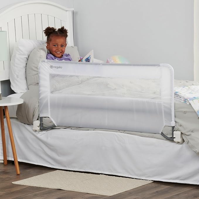 Regalo Safety Swing Down Bed Rail Guard - Image 6
