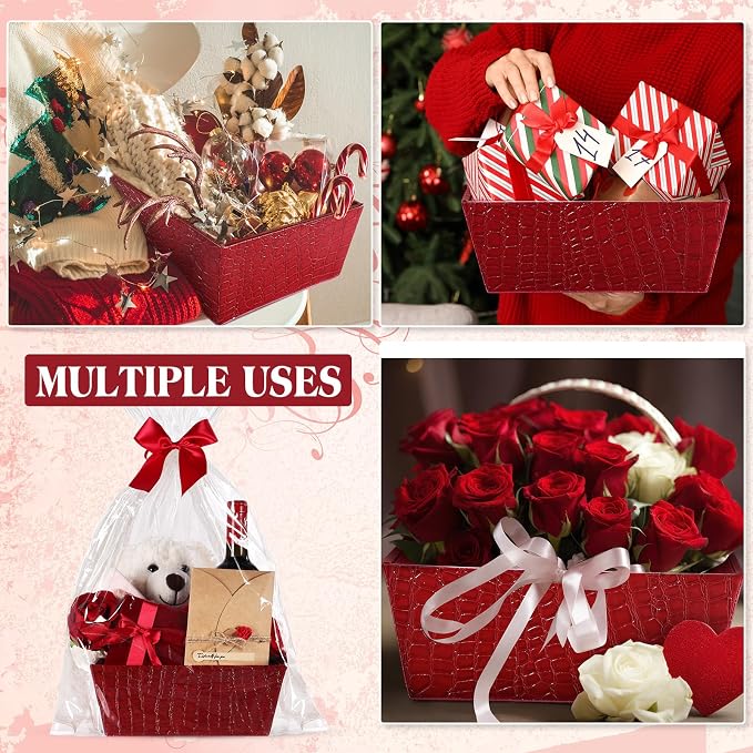 Wonderjune 20 Pcs Valentines Day Gift Baskets Empty To Fill Baskets - Image 7
