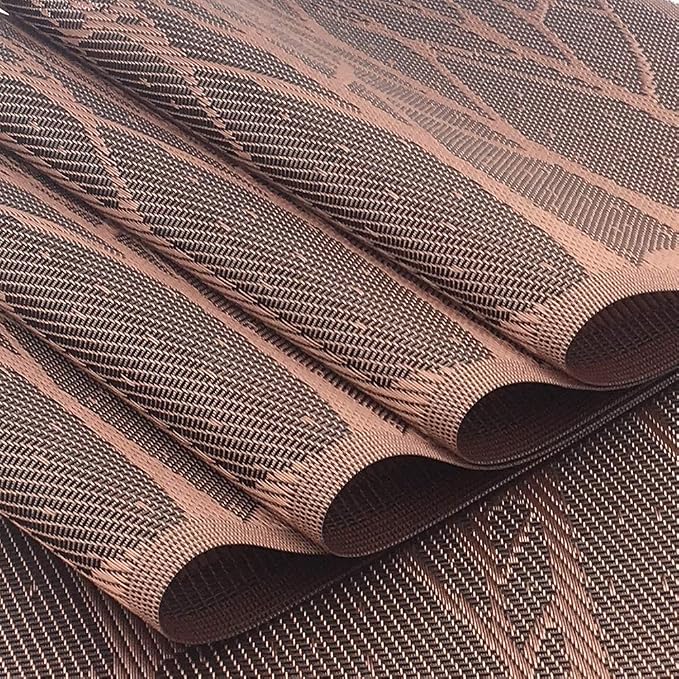 Gugrida Place Mats PVC Set of 6, Table Placemats Set of 6 PVC Mat Table Mats - Image 5