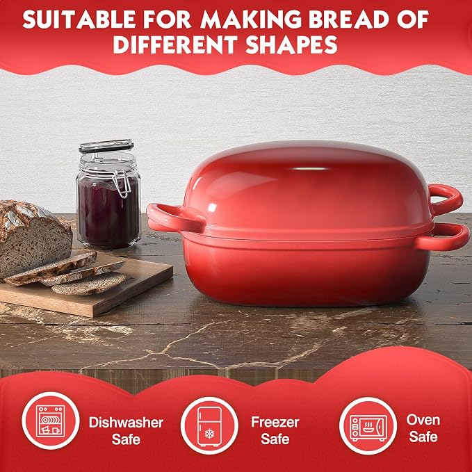 Dutch Oven for Bread Baking 9x6 Inch - Image 6