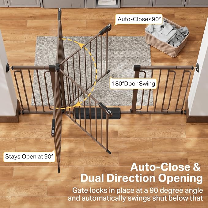 Cumbor 36.6-64" Extra Wide Baby Gate - Image 4