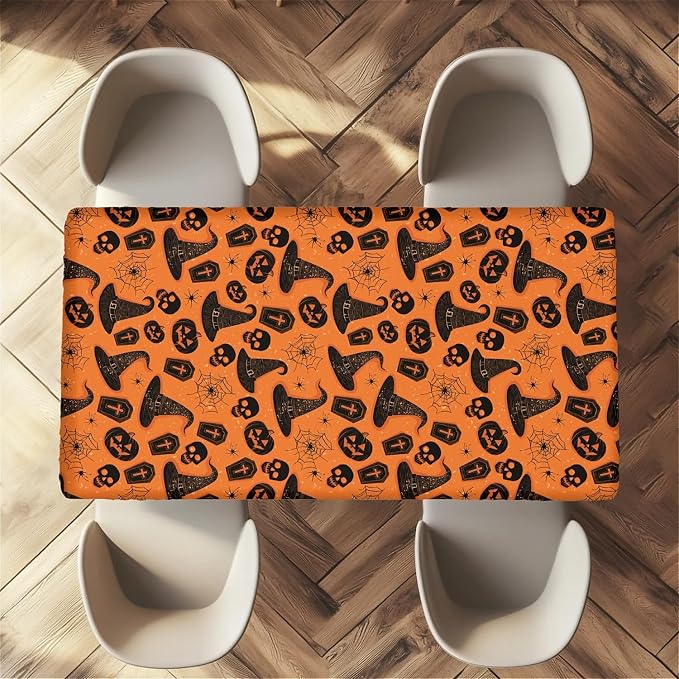 Rectangle Table Cloth Cover Waterproof Elastic Fitted Polyester Fitted - Image 5