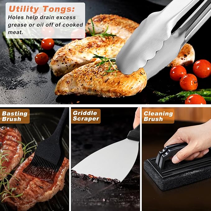 27 PCS Griddle Accessories Kit, Flat Top Grill Accessories Set - Image 7