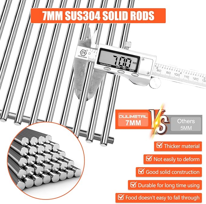 Stainless Steel 7524 Grill Grates & 7621 Flavorizer Bars, 65505 Heat Deflectors - Image 3
