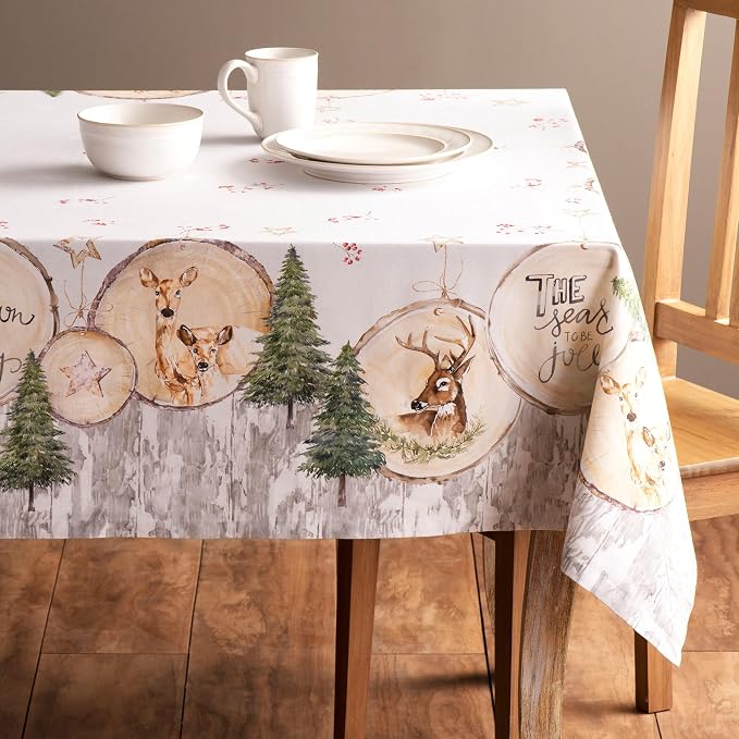 Maison d' Hermine Table Cloth Rectangle Table 100% Cotton 60 x 108 Inches Fall - Image 8