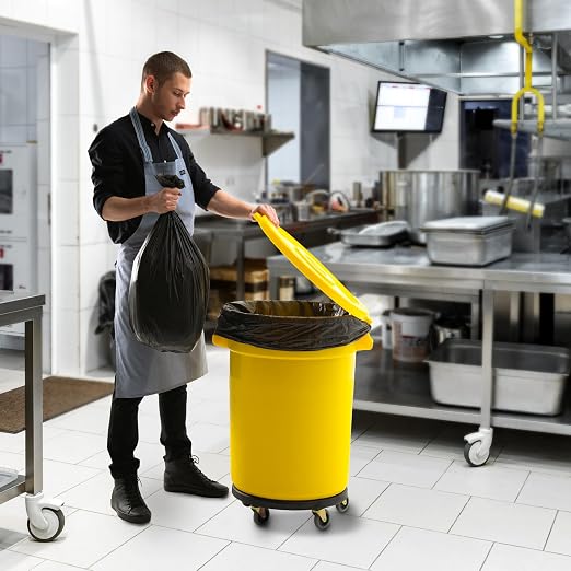 PRO&Family Commercial Round Trash Can - Image 5