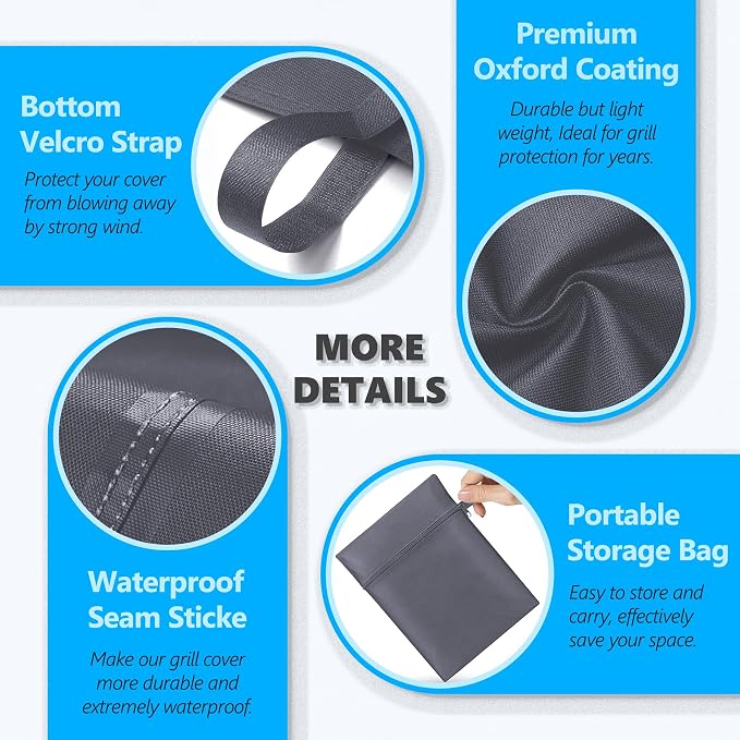 22 Inch Kettle Grill Cover - Image 4
