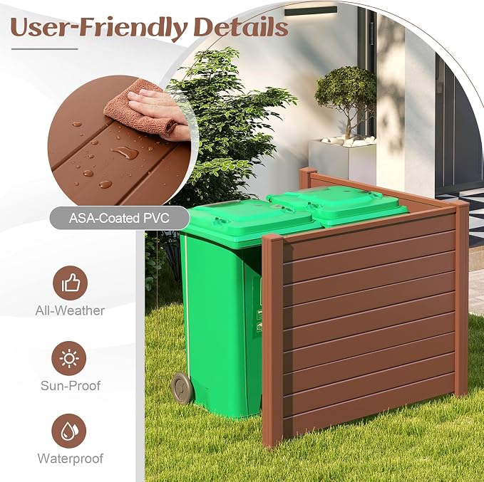 Giantex Air Conditioner Fence 4 Panels - Image 3