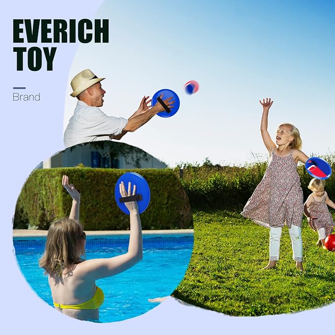EVERICH TOY Upgraded Toss and Catch Ball Game Set, Kids Toy Stocking Stuffers - Image 6
