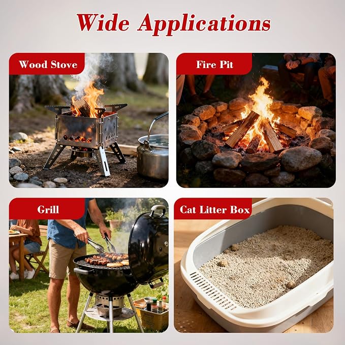 Ash Sifter Shovel for Fireplace Fire Pit Wood Stove, 43Inch Long Handle Metal - Image 7