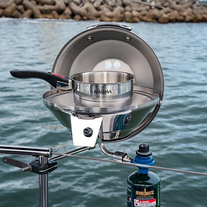 Magma Products, Marine Kettle 3, Combination Stove & Gas Grill, Propane - Image 6