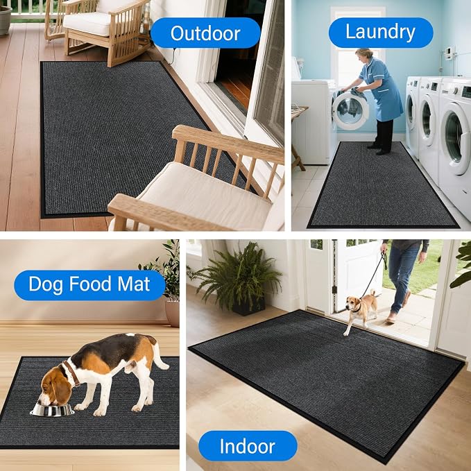 3' X 5' Durable Front Door Mat Indoor Outdoor Entrance, Commercial Door Floor - Image 8
