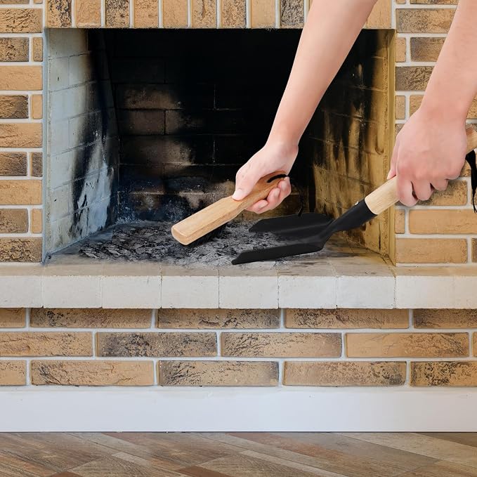 Ash Shovel & Hearth Brush Set - Image 5