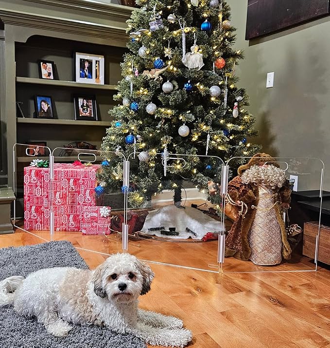 Pet Barrier | Free-Standing Pet Gate | Foldable | Protect Your Indoor Living - Image 2