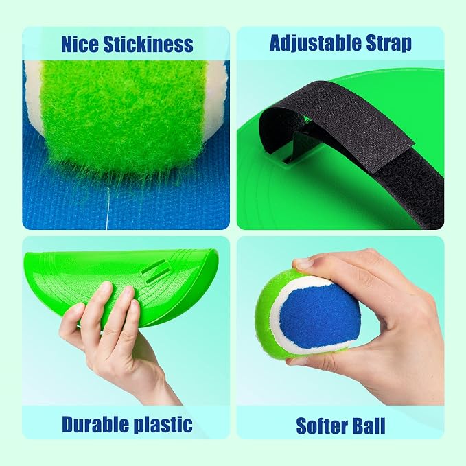 EVERICH TOY Upgraded Toss and Catch Ball Game Set, Kids Toy Stocking Stuffers - Image 4