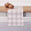 Solino Home Linen Checkered Table Runner 48 Inches by SolinoHome
