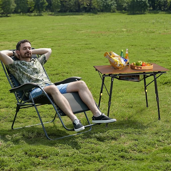 Portal Camping Table Portable Folding Table Ultra Lightweight Folding Camp - Image 2