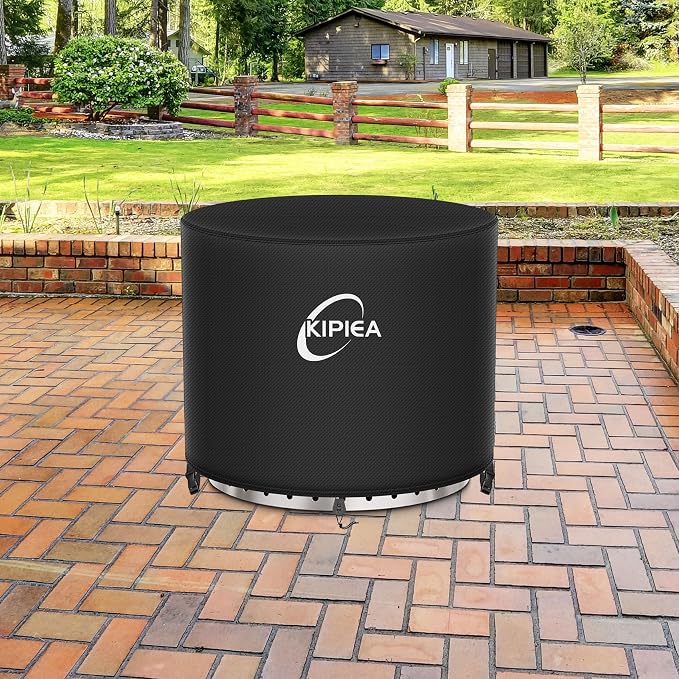 Kipiea Round Fire Pit Cover for Solo Stove Bonfire - Image 8