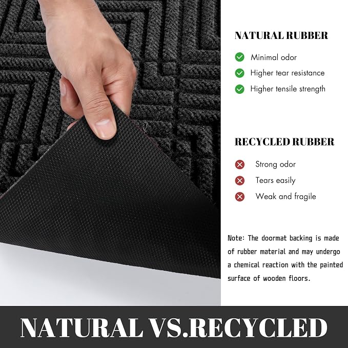 Yimobra Door Mats Outdoor 29.5x17, All-Season Waterproof Outdoor Mats - Image 5