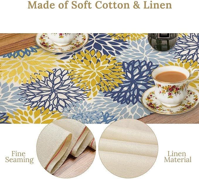 Dahlia Flower Table Runner - Image 7