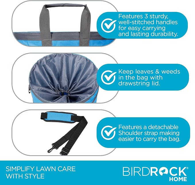 BIRDROCK HOME Collapsible Lawn and Leaf Waste Bag - Image 6