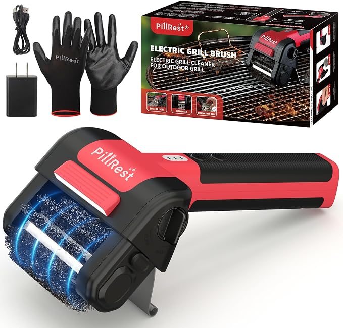 Electric Grill Brush, Cordless Rechargeable Grill Cleaner by Unknown