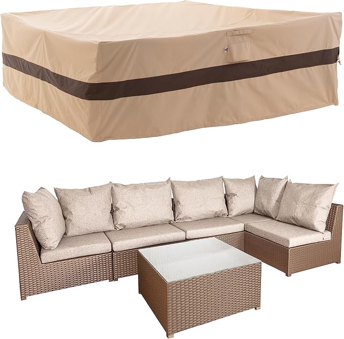 WJ-X3 180' Extra Large Patio Furniture Set Covers Waterproof, Heavy Duty - Image 8