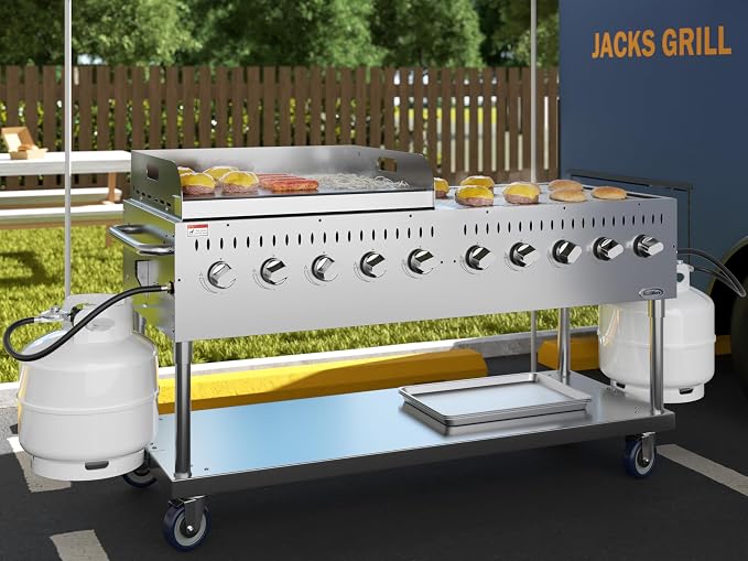 72 in. Commercial Outdoor Propane Gas Grill - Image 5